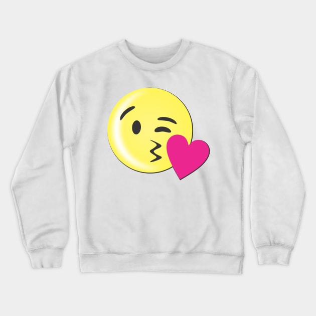 Emoticon Love Crewneck Sweatshirt by MichelMM